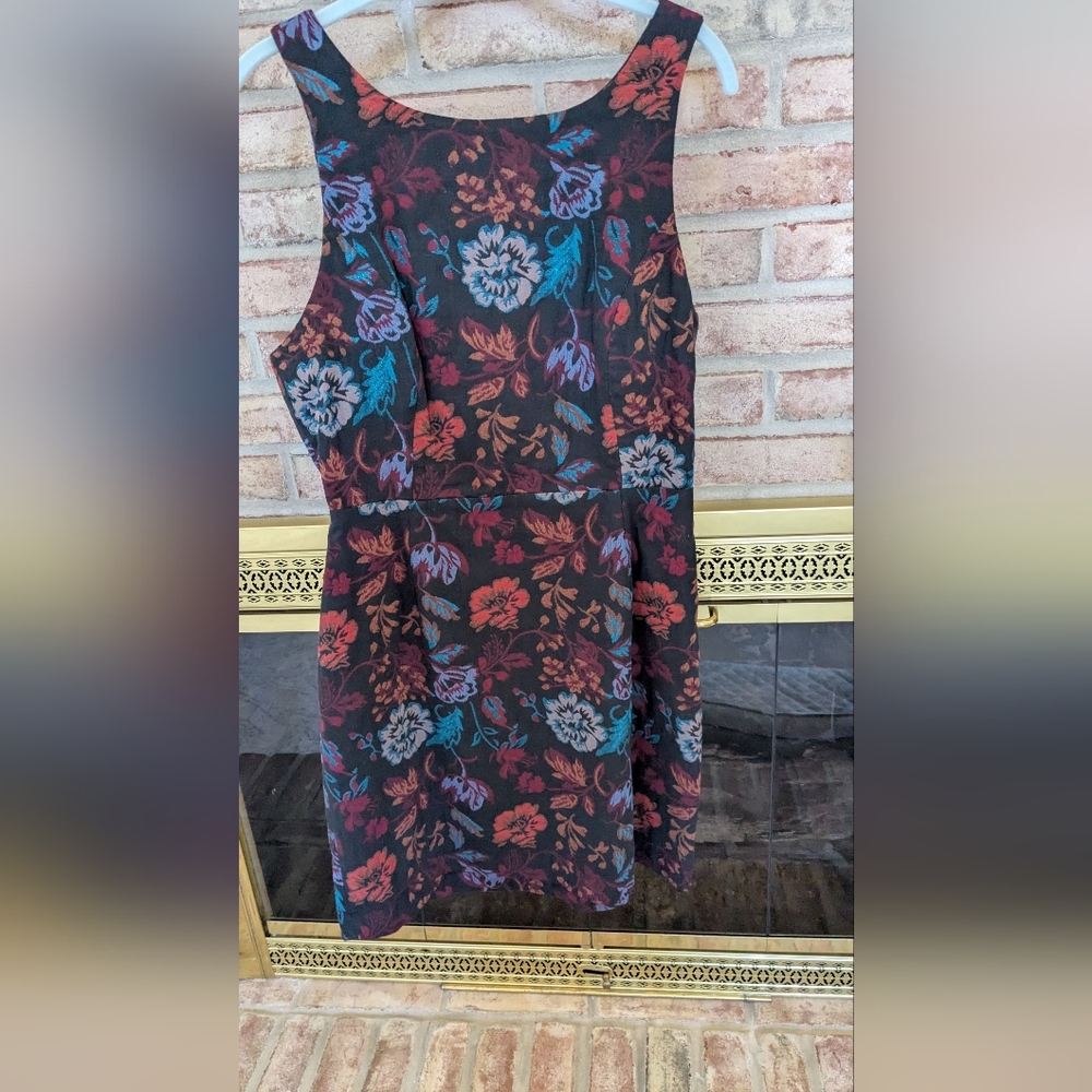 BB Dakota Black and Blue Long Sleeve Sundress